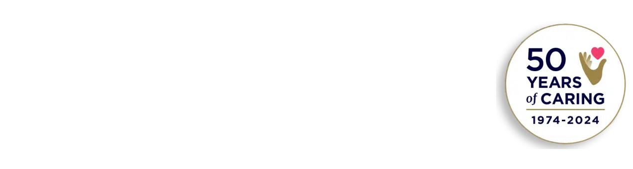 Lifeline Logo - 50 YEARS of CARING 1974-2024